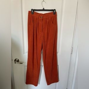 HALARA Burnt Orange Corduroy Pant